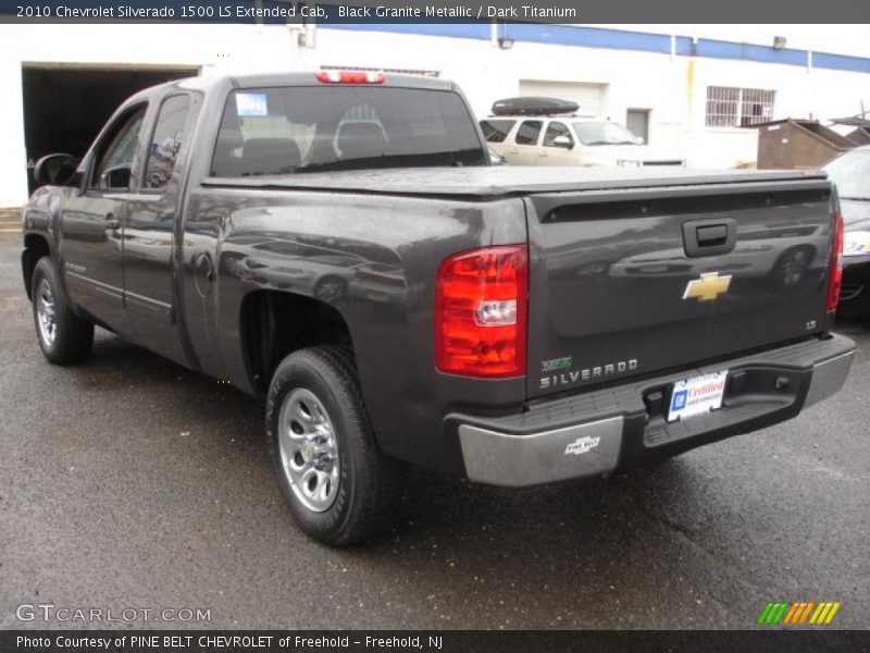 Black Granite Metallic / Dark Titanium 2010 Chevrolet Silverado 1500 LS Extended Cab