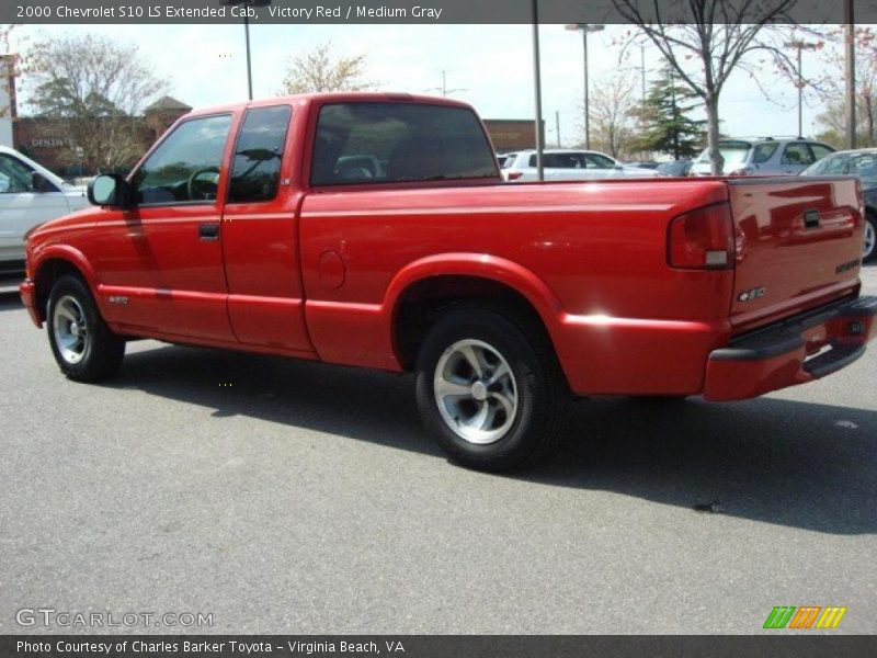 Victory Red / Medium Gray 2000 Chevrolet S10 LS Extended Cab
