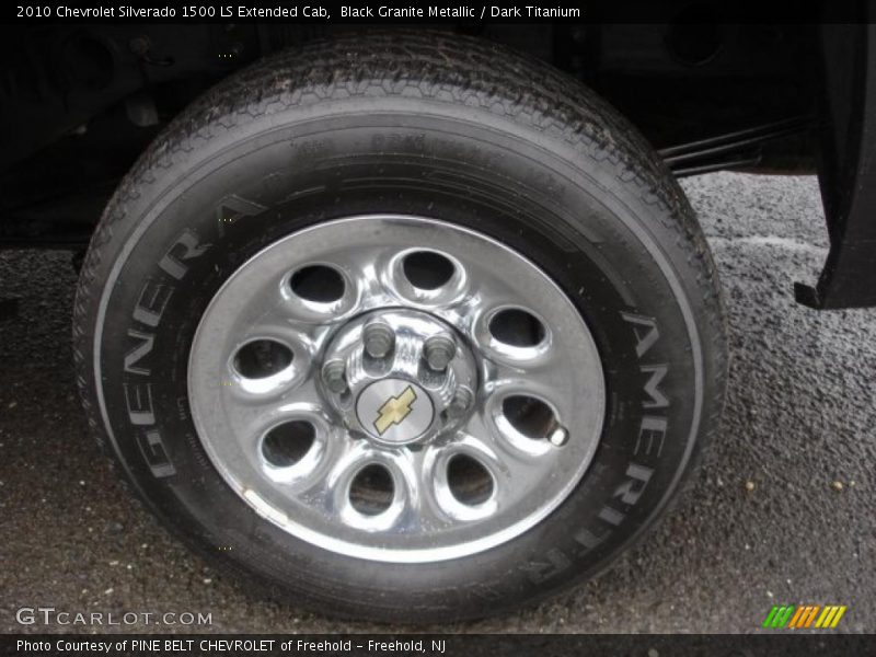 Black Granite Metallic / Dark Titanium 2010 Chevrolet Silverado 1500 LS Extended Cab