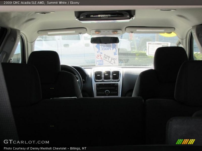 Summit White / Ebony 2009 GMC Acadia SLE AWD