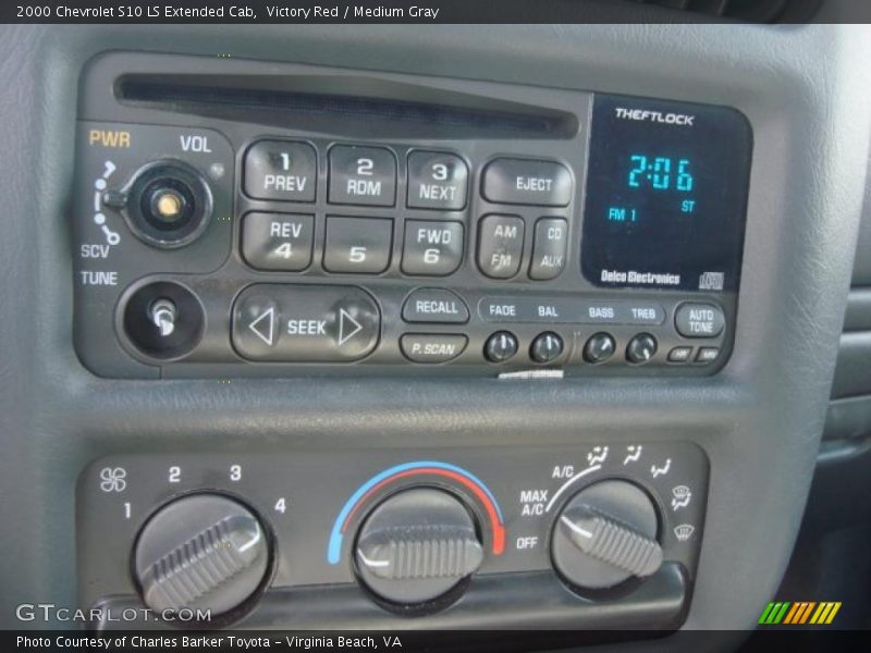 Victory Red / Medium Gray 2000 Chevrolet S10 LS Extended Cab