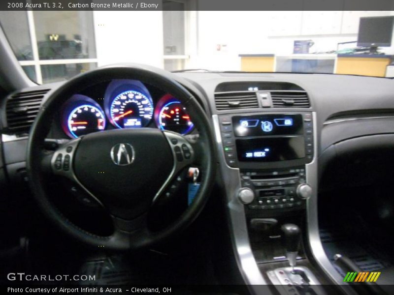 Carbon Bronze Metallic / Ebony 2008 Acura TL 3.2