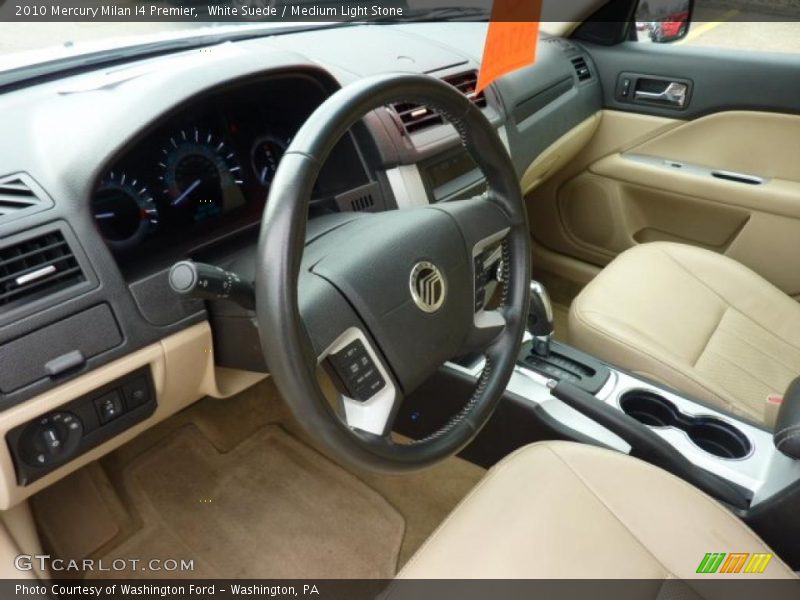  2010 Milan I4 Premier Medium Light Stone Interior