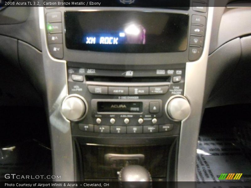 Carbon Bronze Metallic / Ebony 2008 Acura TL 3.2