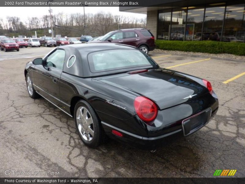  2002 Thunderbird Premium Roadster Evening Black