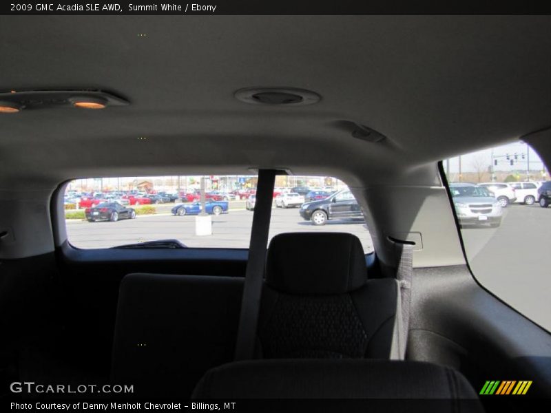 Summit White / Ebony 2009 GMC Acadia SLE AWD