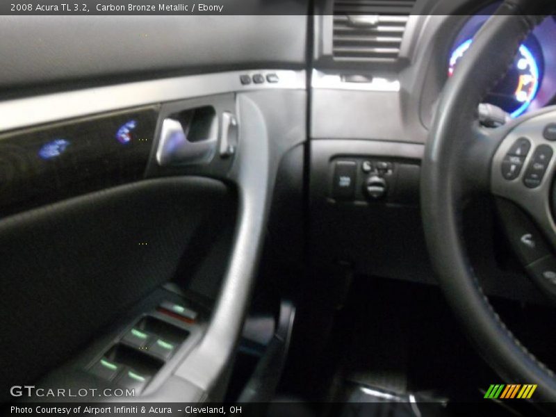 Carbon Bronze Metallic / Ebony 2008 Acura TL 3.2