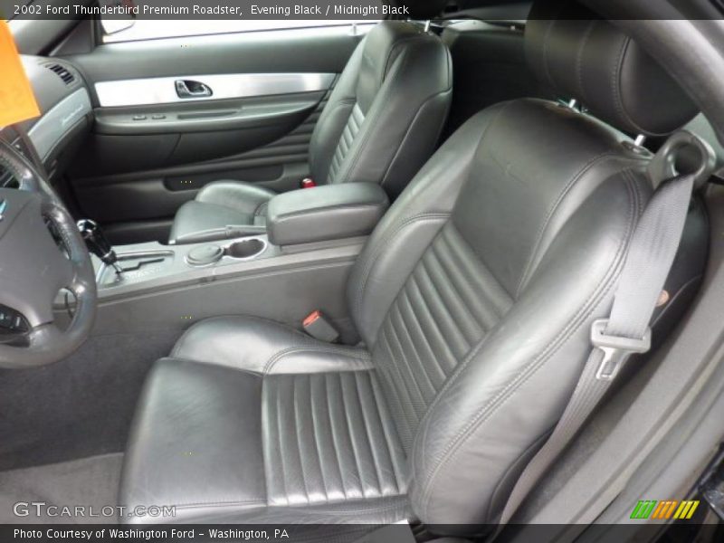  2002 Thunderbird Premium Roadster Midnight Black Interior