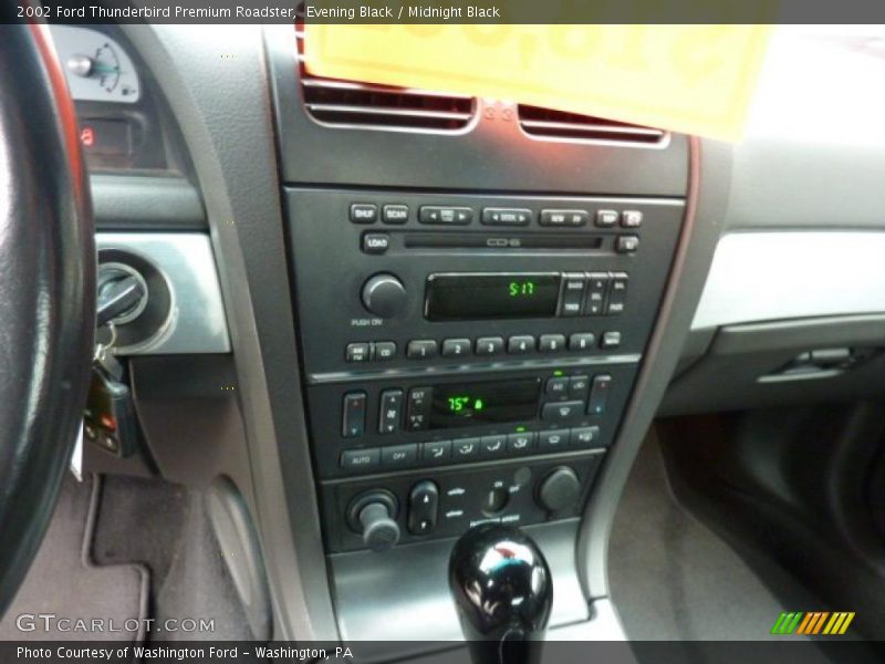 Controls of 2002 Thunderbird Premium Roadster