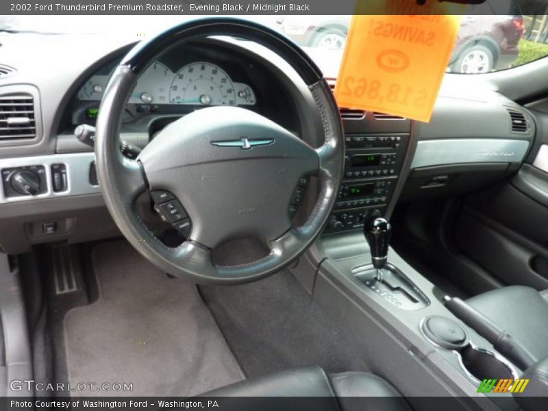 Dashboard of 2002 Thunderbird Premium Roadster