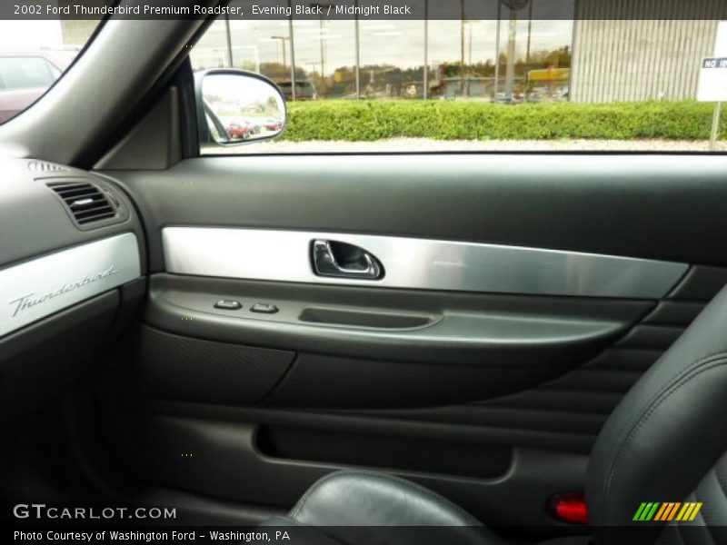 Evening Black / Midnight Black 2002 Ford Thunderbird Premium Roadster