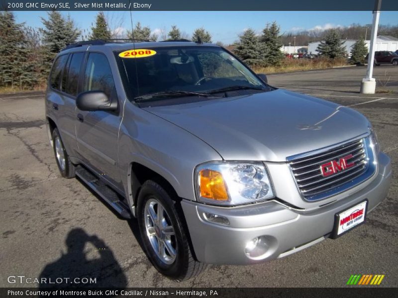 Silver Mist Metallic / Ebony 2008 GMC Envoy SLE