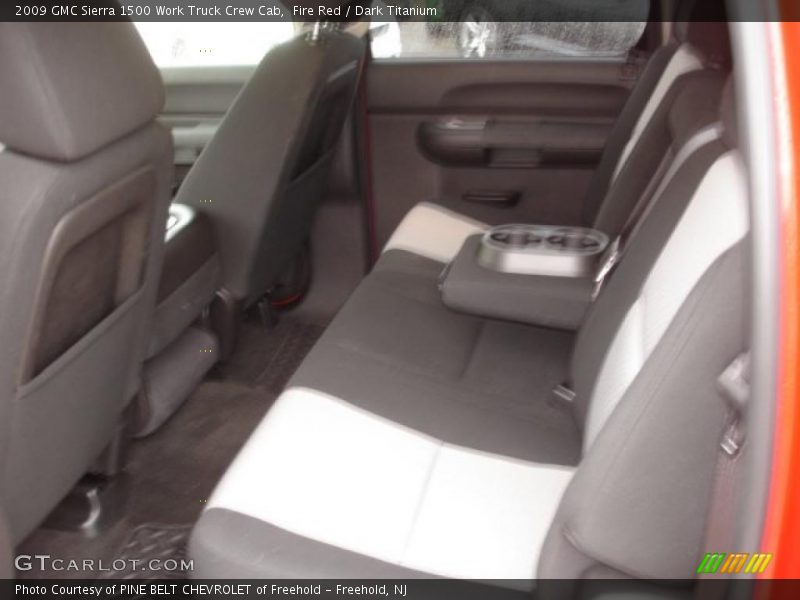 Fire Red / Dark Titanium 2009 GMC Sierra 1500 Work Truck Crew Cab