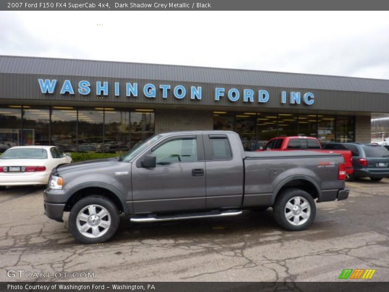 Dark Shadow Grey Metallic / Black 2007 Ford F150 FX4 SuperCab 4x4
