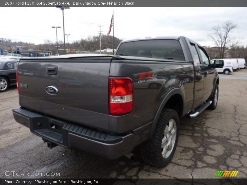 Dark Shadow Grey Metallic / Black 2007 Ford F150 FX4 SuperCab 4x4