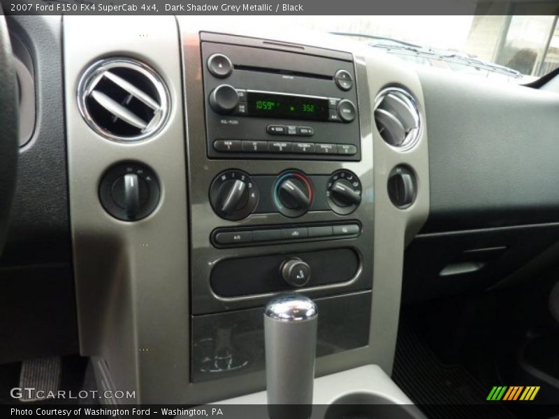 Dark Shadow Grey Metallic / Black 2007 Ford F150 FX4 SuperCab 4x4