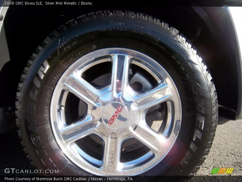 Silver Mist Metallic / Ebony 2008 GMC Envoy SLE