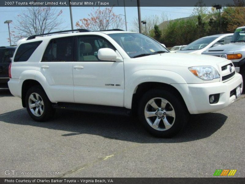 Natural White / Taupe 2007 Toyota 4Runner Limited 4x4