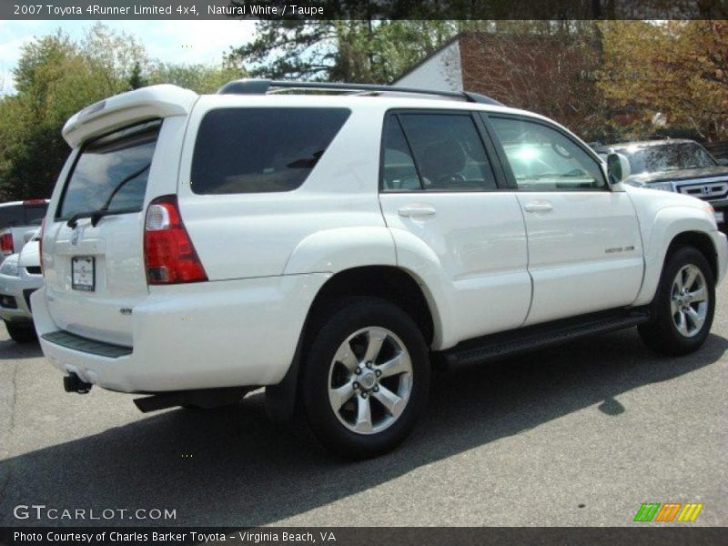 Natural White / Taupe 2007 Toyota 4Runner Limited 4x4