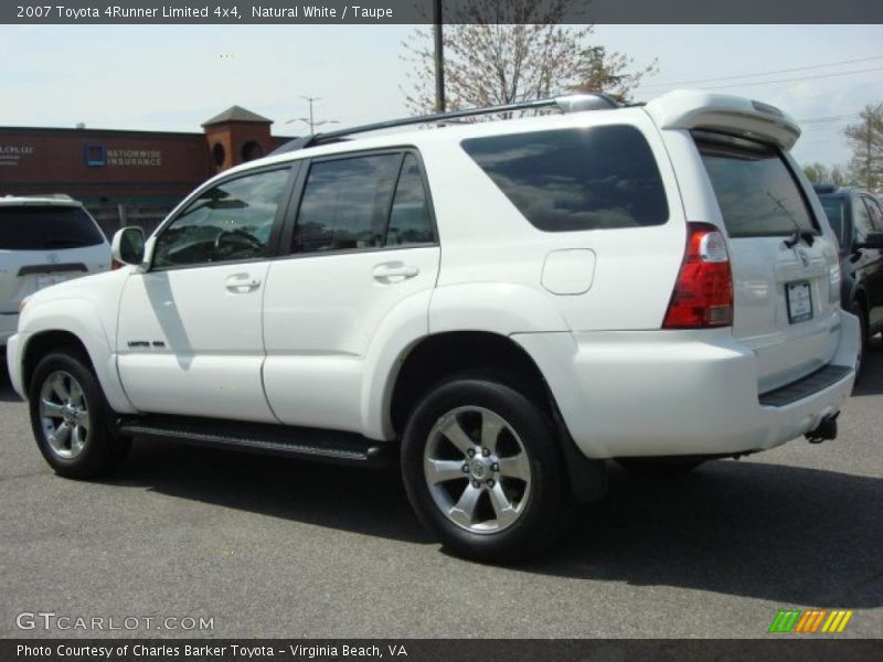 Natural White / Taupe 2007 Toyota 4Runner Limited 4x4