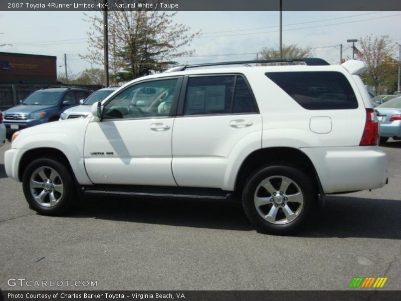 Natural White / Taupe 2007 Toyota 4Runner Limited 4x4