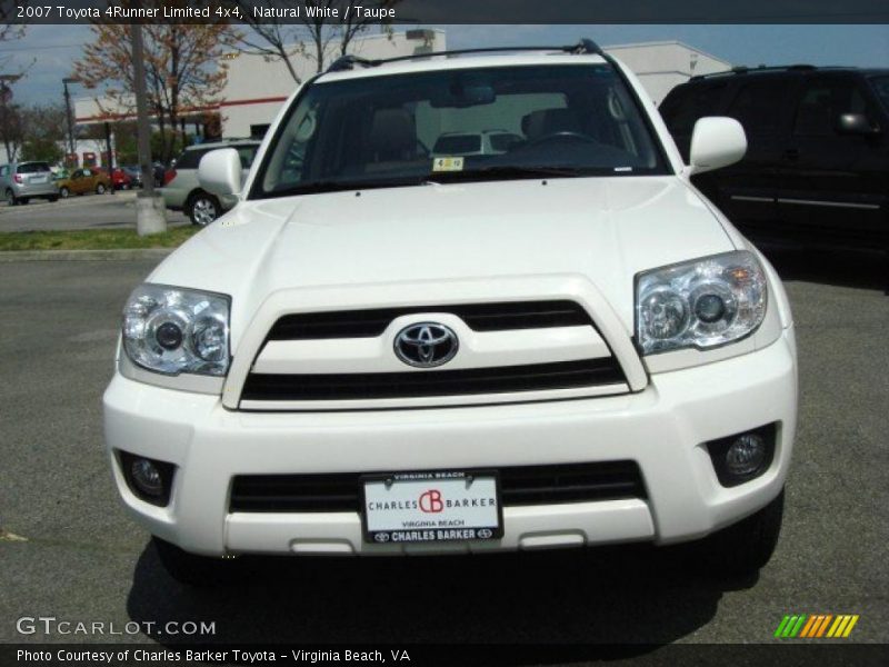 Natural White / Taupe 2007 Toyota 4Runner Limited 4x4