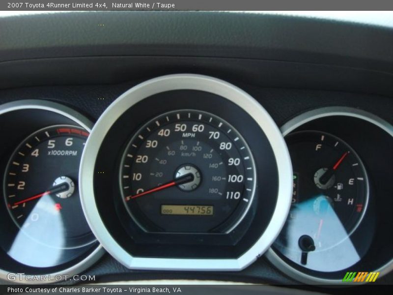 Natural White / Taupe 2007 Toyota 4Runner Limited 4x4