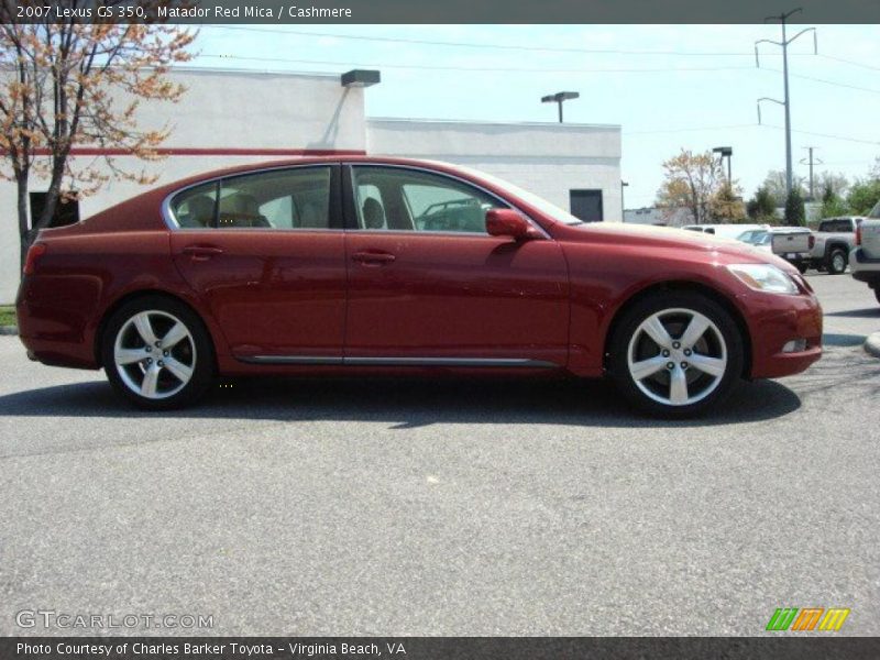 Matador Red Mica / Cashmere 2007 Lexus GS 350