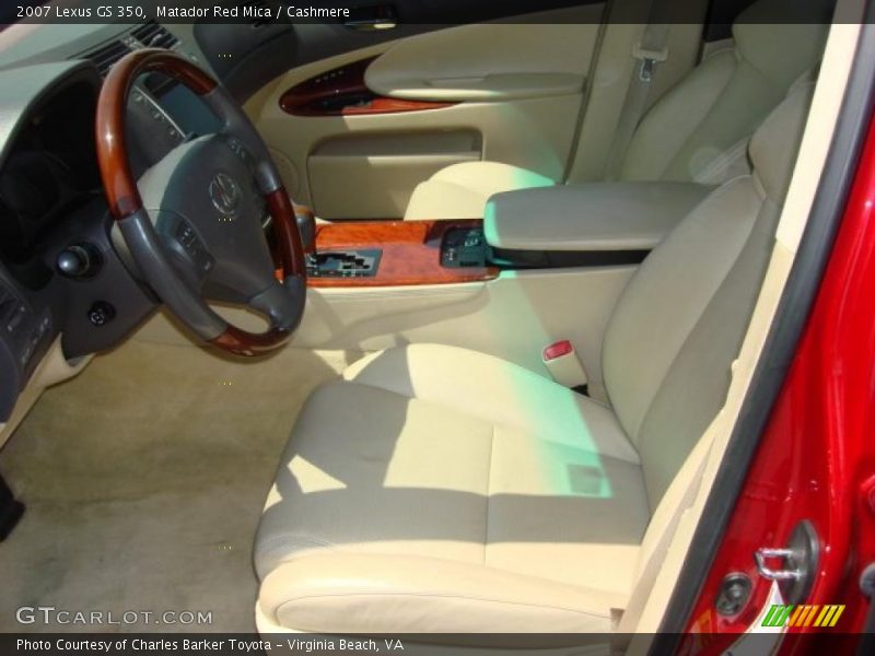 Matador Red Mica / Cashmere 2007 Lexus GS 350