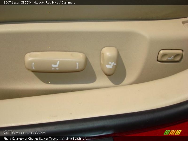 Matador Red Mica / Cashmere 2007 Lexus GS 350