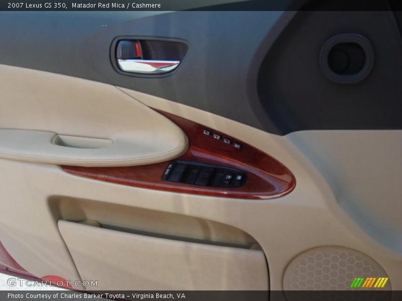 Matador Red Mica / Cashmere 2007 Lexus GS 350