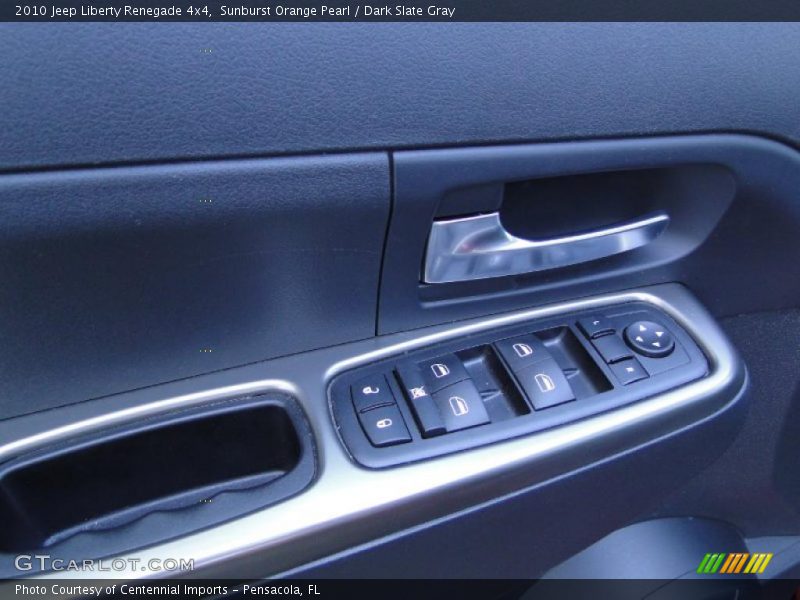 Sunburst Orange Pearl / Dark Slate Gray 2010 Jeep Liberty Renegade 4x4