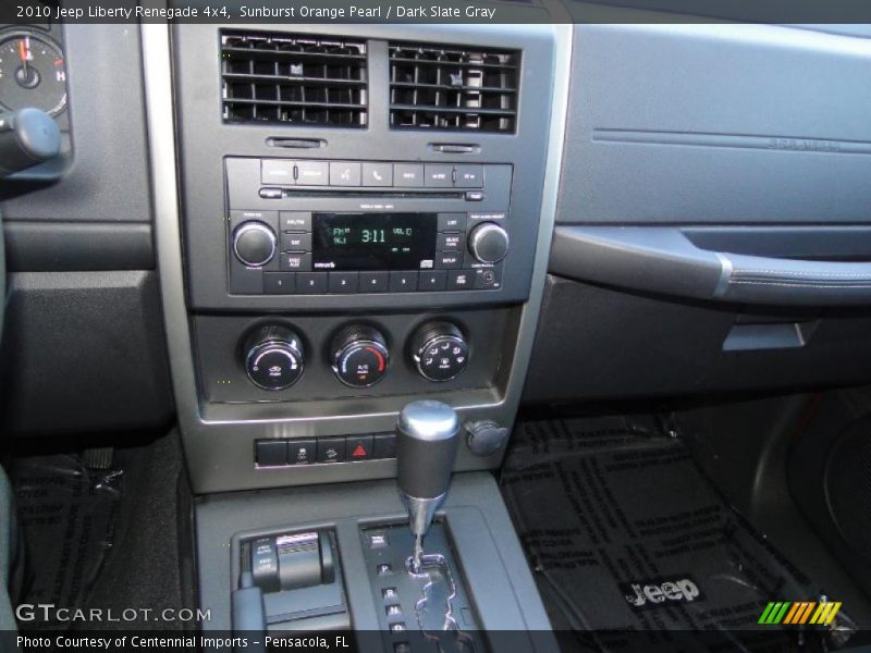 Sunburst Orange Pearl / Dark Slate Gray 2010 Jeep Liberty Renegade 4x4