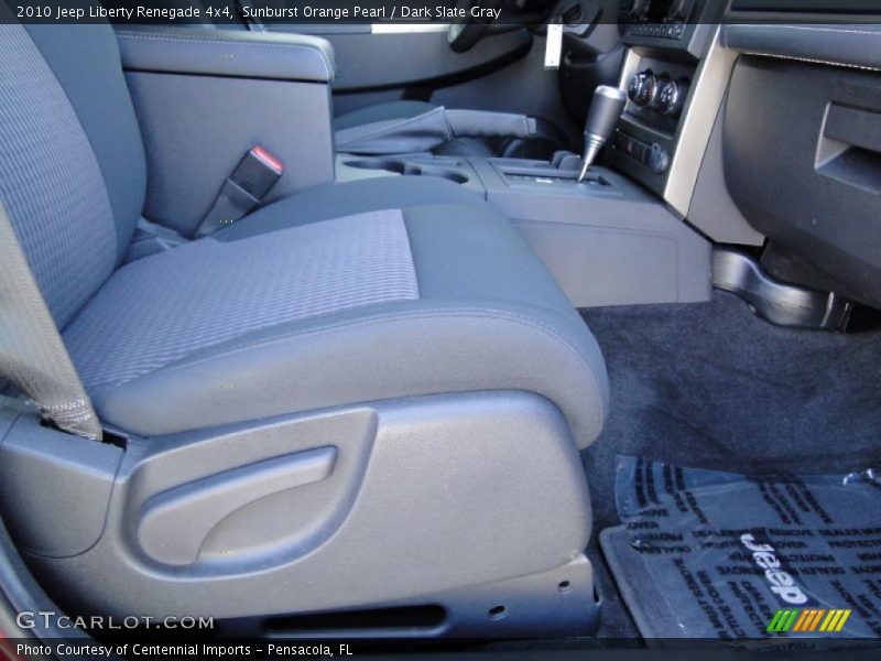 Sunburst Orange Pearl / Dark Slate Gray 2010 Jeep Liberty Renegade 4x4