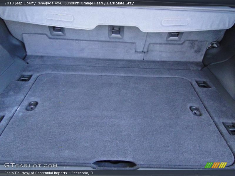 Sunburst Orange Pearl / Dark Slate Gray 2010 Jeep Liberty Renegade 4x4