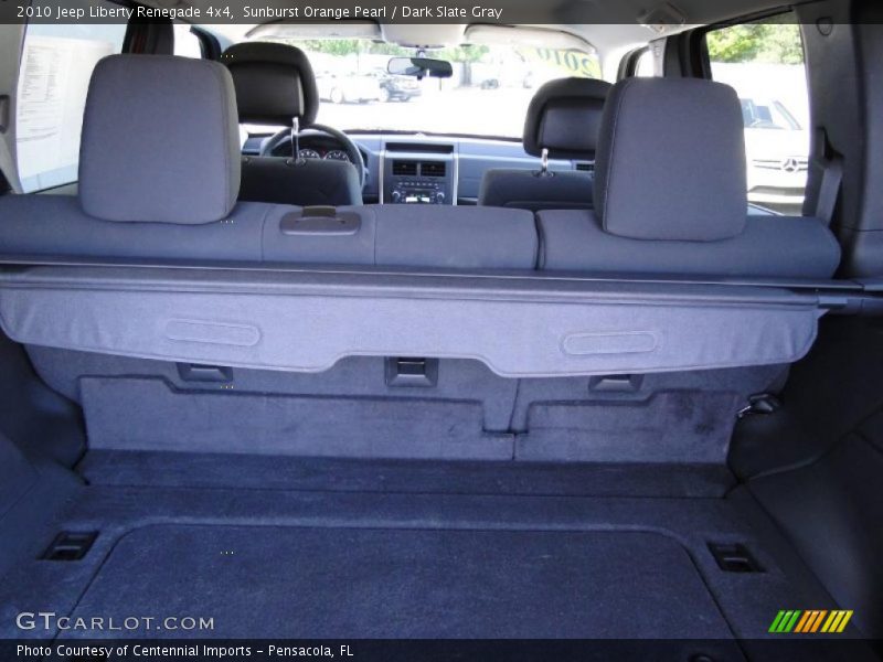Sunburst Orange Pearl / Dark Slate Gray 2010 Jeep Liberty Renegade 4x4