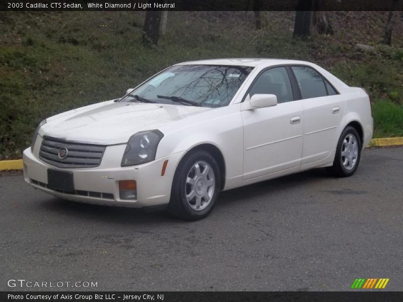 White Diamond / Light Neutral 2003 Cadillac CTS Sedan