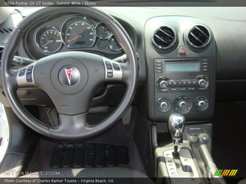 Summit White / Ebony 2009 Pontiac G6 GT Sedan