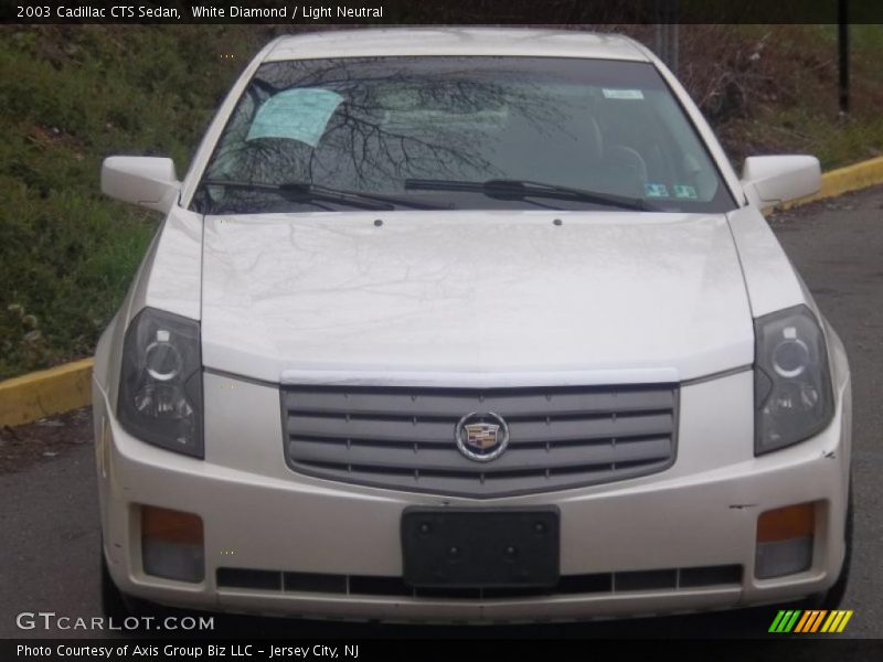 White Diamond / Light Neutral 2003 Cadillac CTS Sedan