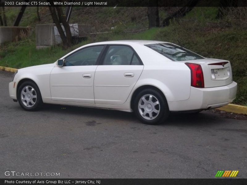 White Diamond / Light Neutral 2003 Cadillac CTS Sedan