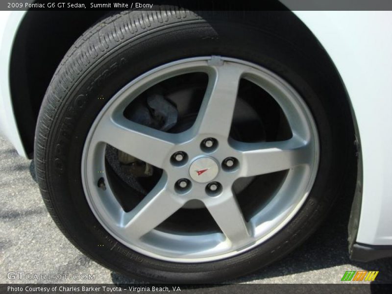 Summit White / Ebony 2009 Pontiac G6 GT Sedan