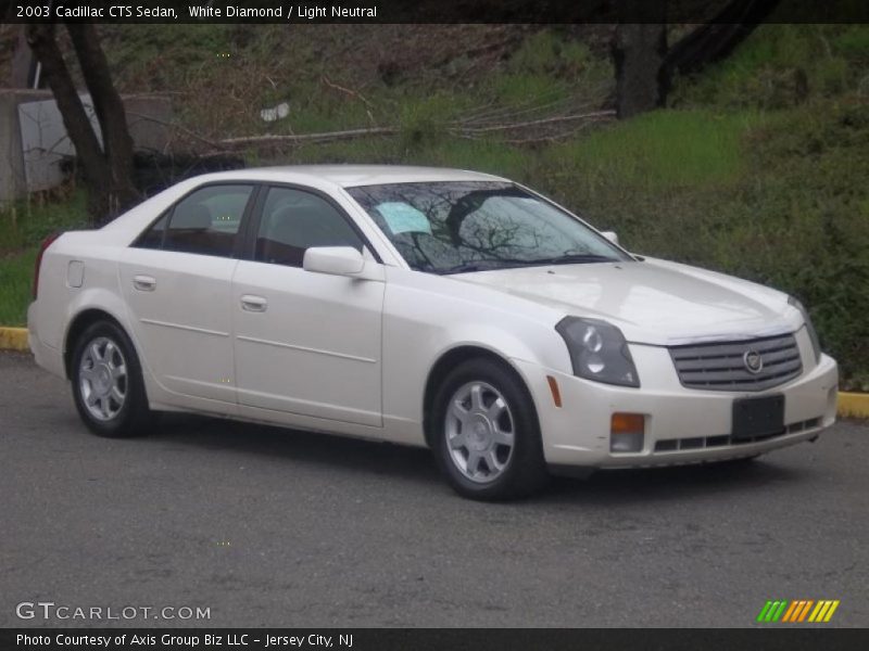 White Diamond / Light Neutral 2003 Cadillac CTS Sedan