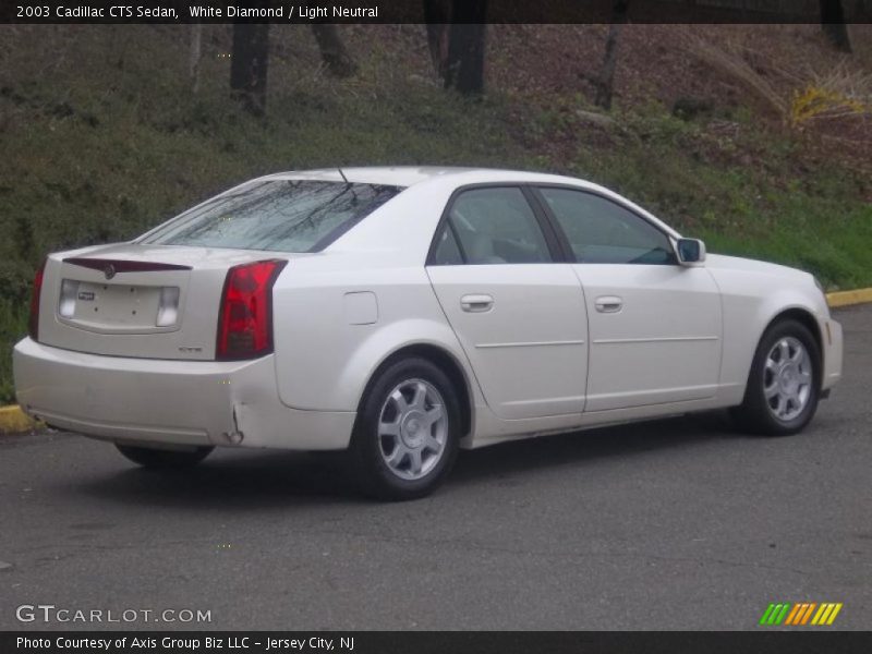 White Diamond / Light Neutral 2003 Cadillac CTS Sedan