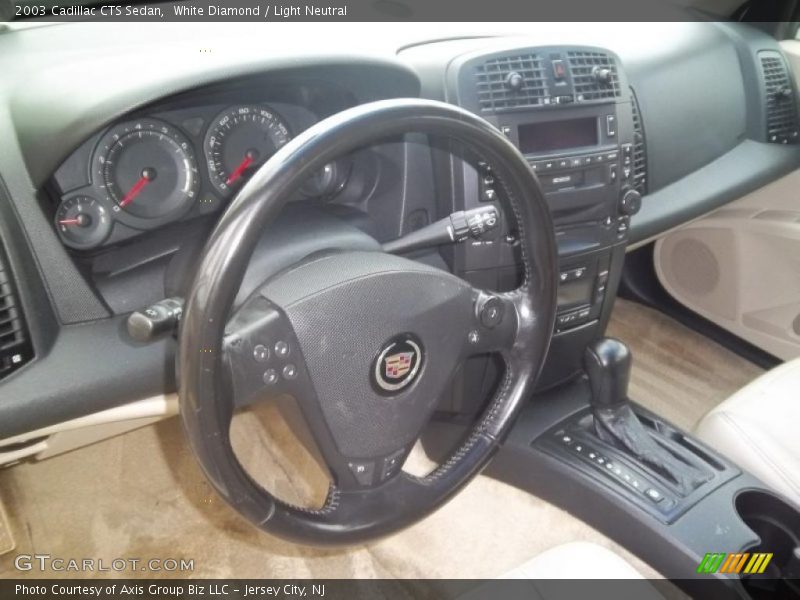 White Diamond / Light Neutral 2003 Cadillac CTS Sedan