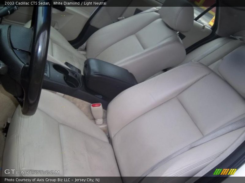 White Diamond / Light Neutral 2003 Cadillac CTS Sedan