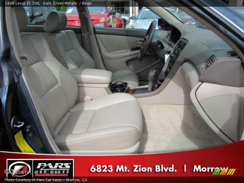 Dark Green Metallic / Beige 1998 Lexus ES 300
