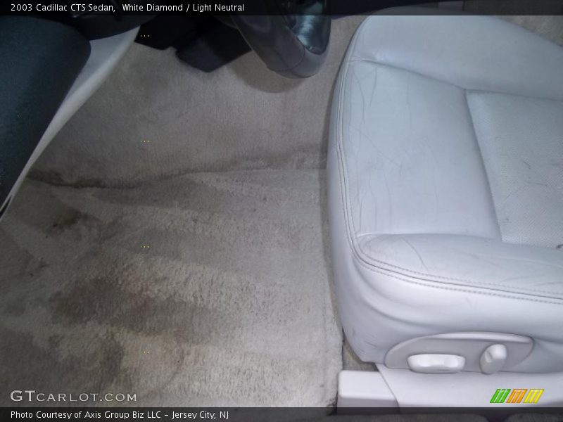 White Diamond / Light Neutral 2003 Cadillac CTS Sedan