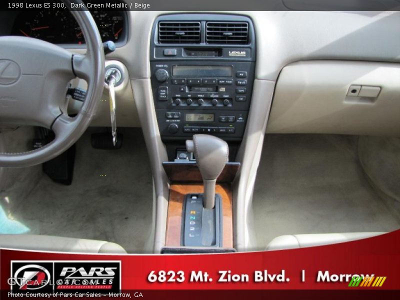 Dark Green Metallic / Beige 1998 Lexus ES 300