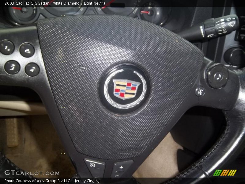 White Diamond / Light Neutral 2003 Cadillac CTS Sedan