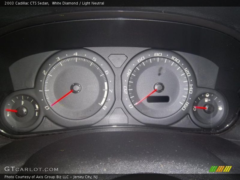 White Diamond / Light Neutral 2003 Cadillac CTS Sedan